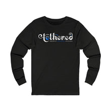 Load image into Gallery viewer, Tethered 2025 Unisex Long Sleeve Tee — Elegant Swirl Logo Shirt