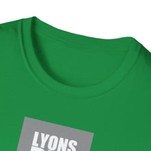 Load image into Gallery viewer, Lyons Den Productions "Gray" Logo Men's Fitted Short Sleeve Tee