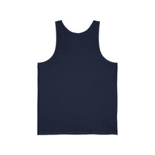 Load image into Gallery viewer, Tethered "White" Logo Unisex Jersey Tank