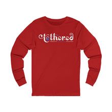 Load image into Gallery viewer, Tethered 2025 Unisex Long Sleeve Tee — Elegant Swirl Logo Shirt