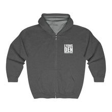 Load image into Gallery viewer, 20th Anniversary LDP Filmography Unisex Heavy Blend™ Full Zip Hooded Sweatshirt