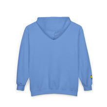 Load image into Gallery viewer, "The Lever" Zip Hoodie with Embroidered Chest & Sleeve Design