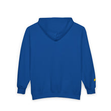Load image into Gallery viewer, "The Lever" Zip Hoodie with Embroidered Chest & Sleeve Design