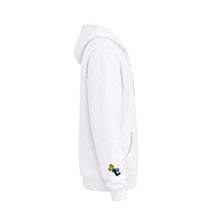 Load image into Gallery viewer, "The Lever" Zip Hoodie with Embroidered Chest & Sleeve Design