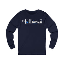 Load image into Gallery viewer, Tethered 2025 Unisex Long Sleeve Tee — Elegant Swirl Logo Shirt