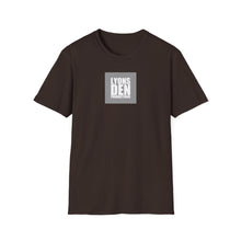 Load image into Gallery viewer, Lyons Den Productions "Gray" Logo Men's Fitted Short Sleeve Tee