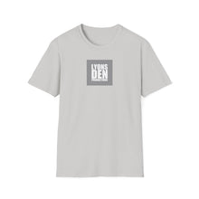 Load image into Gallery viewer, Lyons Den Productions "Gray" Logo Men's Fitted Short Sleeve Tee