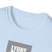 Load image into Gallery viewer, Lyons Den Productions "Gray" Logo Men's Fitted Short Sleeve Tee