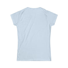 Load image into Gallery viewer, Lyons Den Productions "Gray" Logo Women's Softstyle Fitted Tee