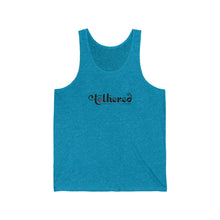 Load image into Gallery viewer, Tethered "Black" Logo Unisex Jersey Tank