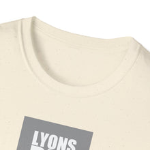 Load image into Gallery viewer, Lyons Den Productions "Gray" Logo Men's Fitted Short Sleeve Tee