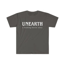 Load image into Gallery viewer, Unearth White Logo Men's Fitted Short Sleeve Tee