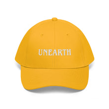 Load image into Gallery viewer, Unearth White Logo Unisex Twill Hat