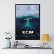 Load image into Gallery viewer, Unearth Premium Black or White Framed Official Movie Poster with Matte finish