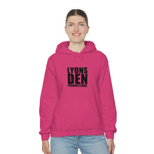 Load image into Gallery viewer, Lyons Den Productions Black Logo Unisex Heavy Blend™ Hooded Sweatshirt
