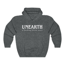 Load image into Gallery viewer, Unearth White Logo Unisex Heavy Blend™ Hooded Sweatshirt