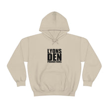 Load image into Gallery viewer, Lyons Den Productions Black Logo Unisex Heavy Blend™ Hooded Sweatshirt