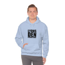 Load image into Gallery viewer, Lyons Den Productions Black Logo Unisex Heavy Blend™ Hooded Sweatshirt