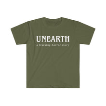 Load image into Gallery viewer, Unearth White Logo Men's Fitted Short Sleeve Tee