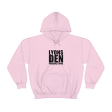 Load image into Gallery viewer, Lyons Den Productions Black Logo Unisex Heavy Blend™ Hooded Sweatshirt