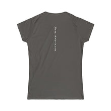 Load image into Gallery viewer, No Fracking Way Unearth Women's White Text Softstyle Tee