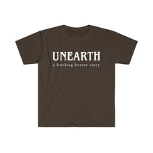 Load image into Gallery viewer, Unearth White Logo Men's Fitted Short Sleeve Tee