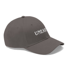 Load image into Gallery viewer, Unearth White Logo Unisex Twill Hat