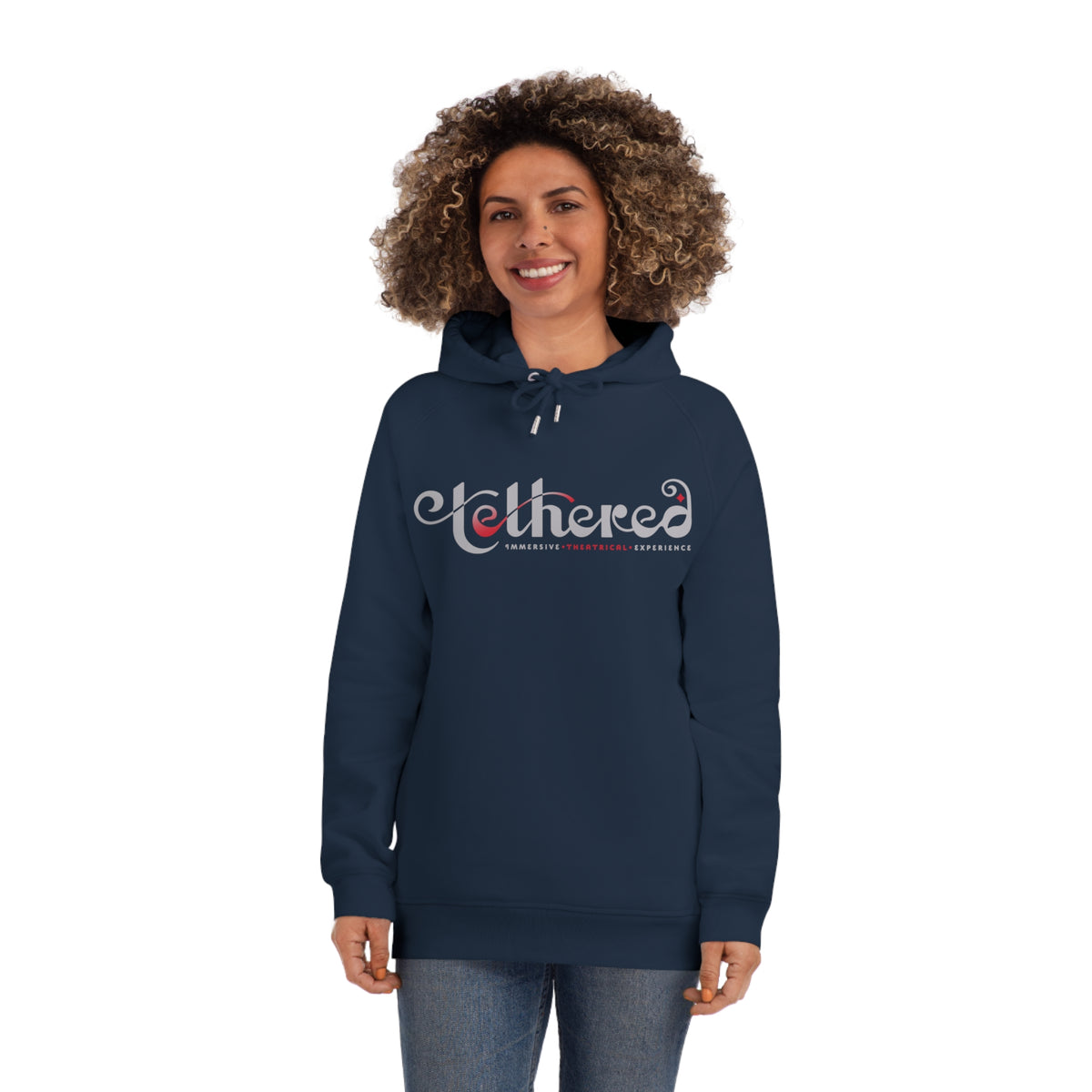 Tethered "White" Logo Unisex Sider Hoodie