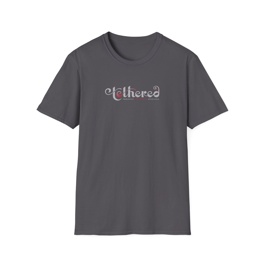 Tethered "White" Logo Unisex Softstyle T-Shirt