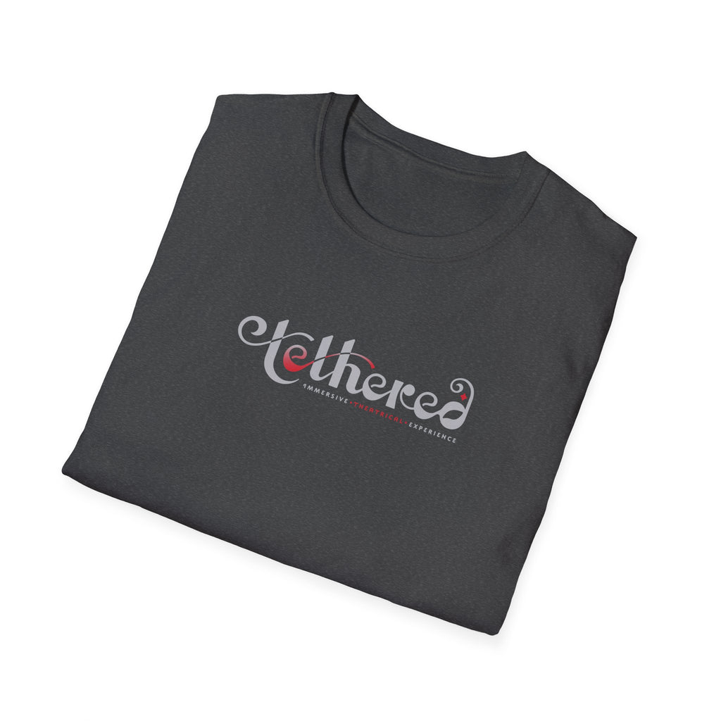 Tethered "White" Logo Unisex Softstyle T-Shirt