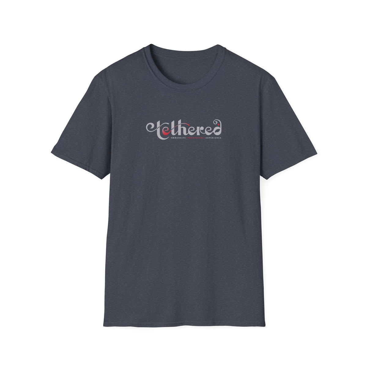 Tethered "White" Logo Unisex Softstyle T-Shirt