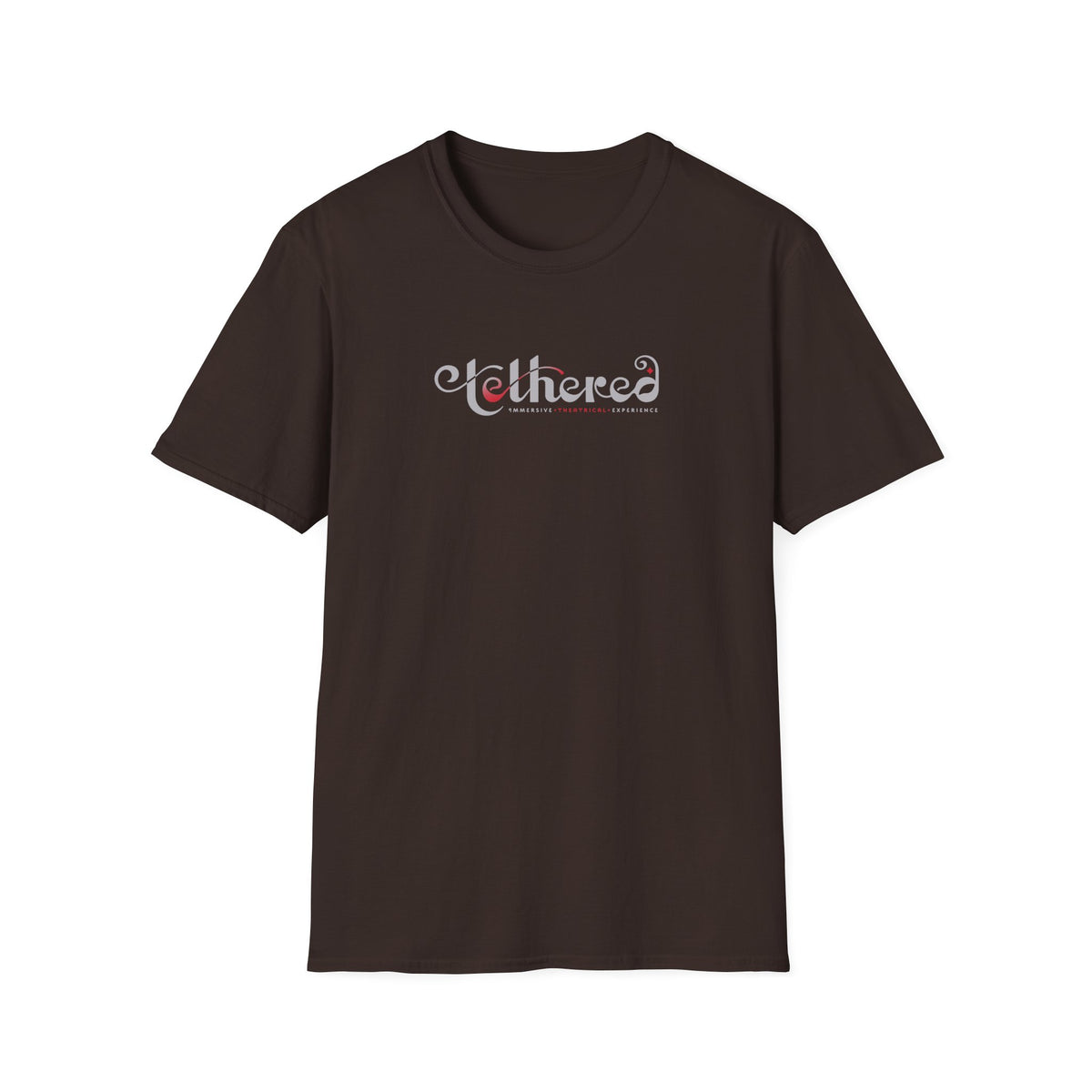 Tethered "White" Logo Unisex Softstyle T-Shirt