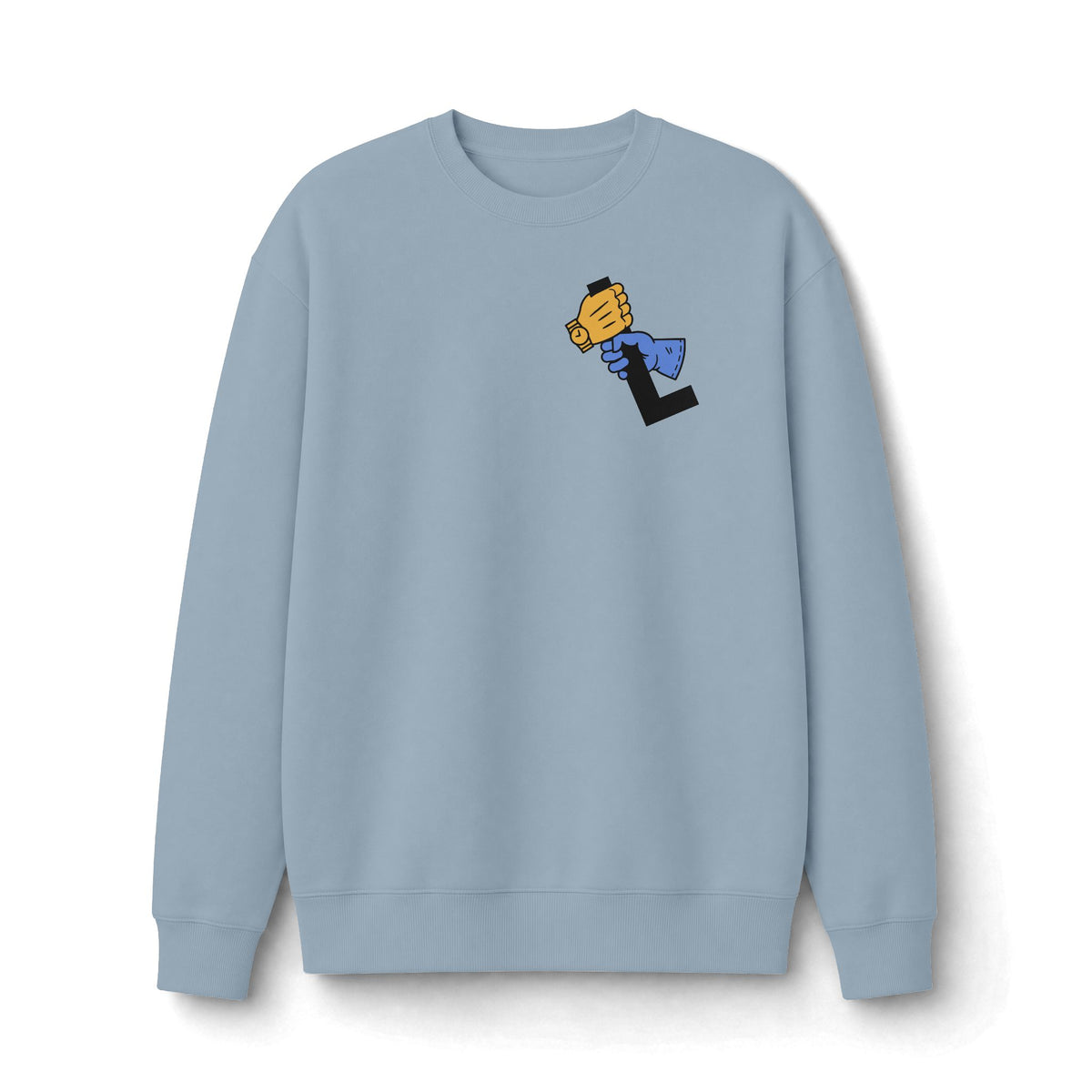 "The Lever" 2-Sided Print Logo Crewneck Sweatshirt