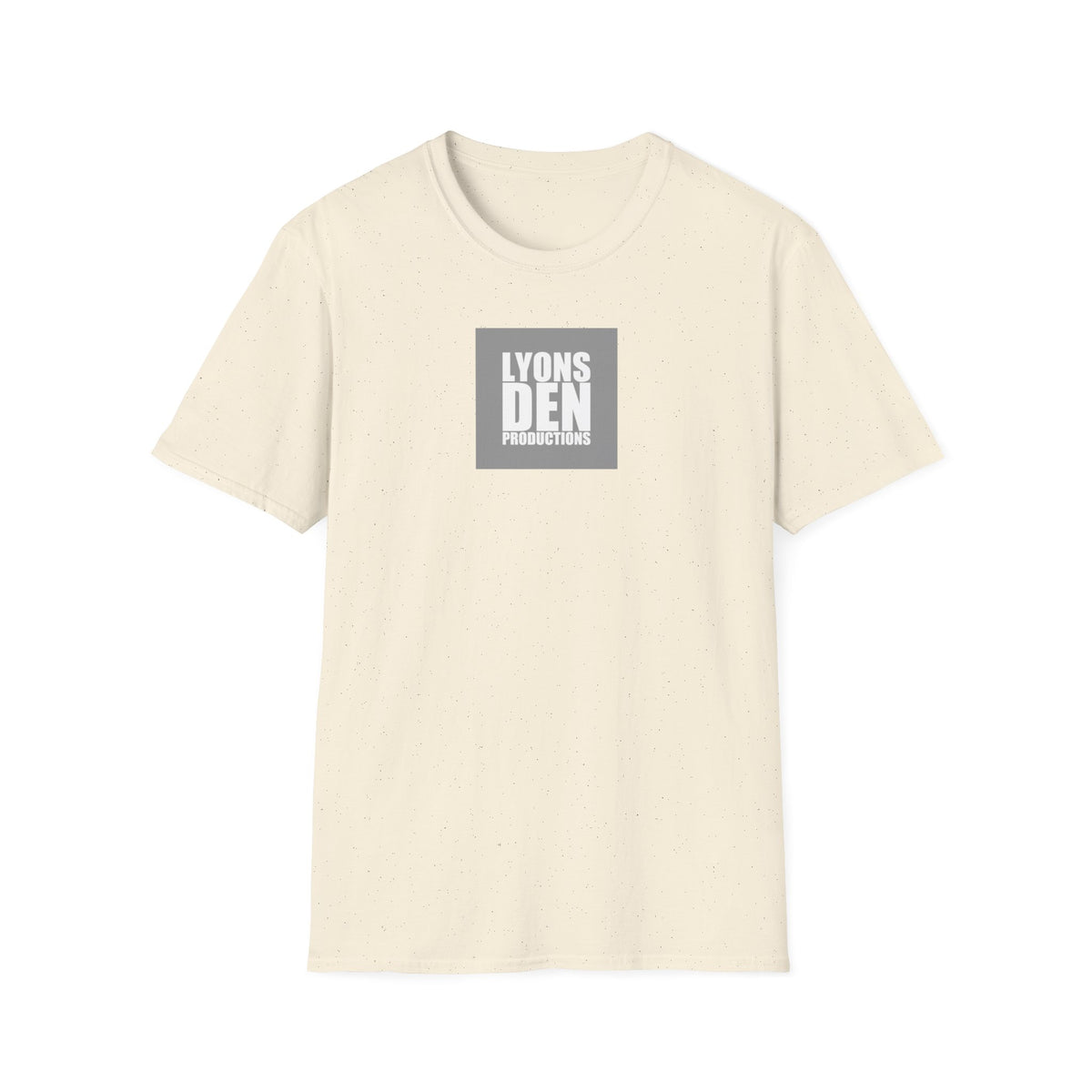 Lyons Den Productions "Gray" Logo Men's Fitted Short Sleeve Tee