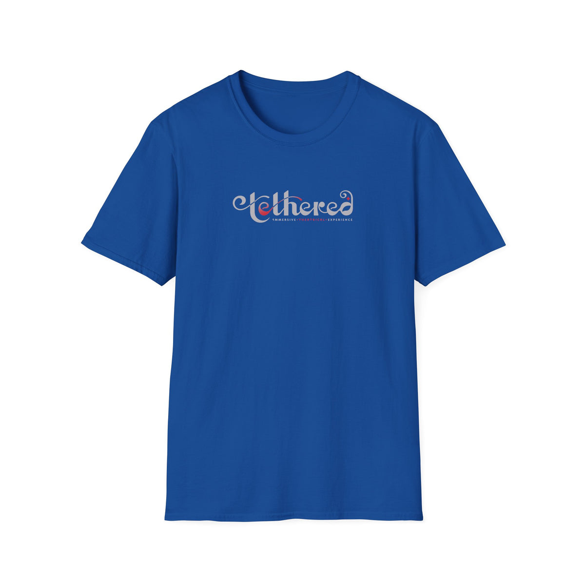 Tethered "White" Logo Unisex Softstyle T-Shirt