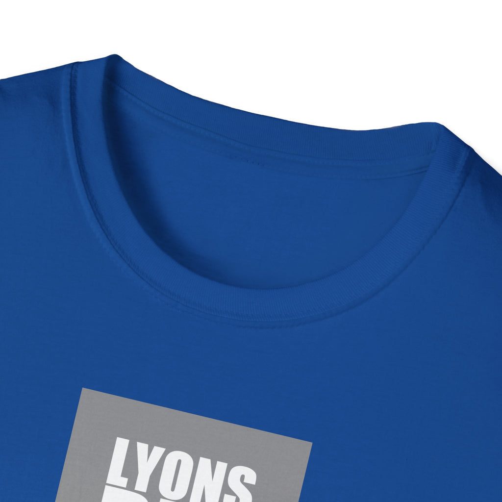Lyons Den Productions "Gray" Logo Men's Fitted Short Sleeve Tee