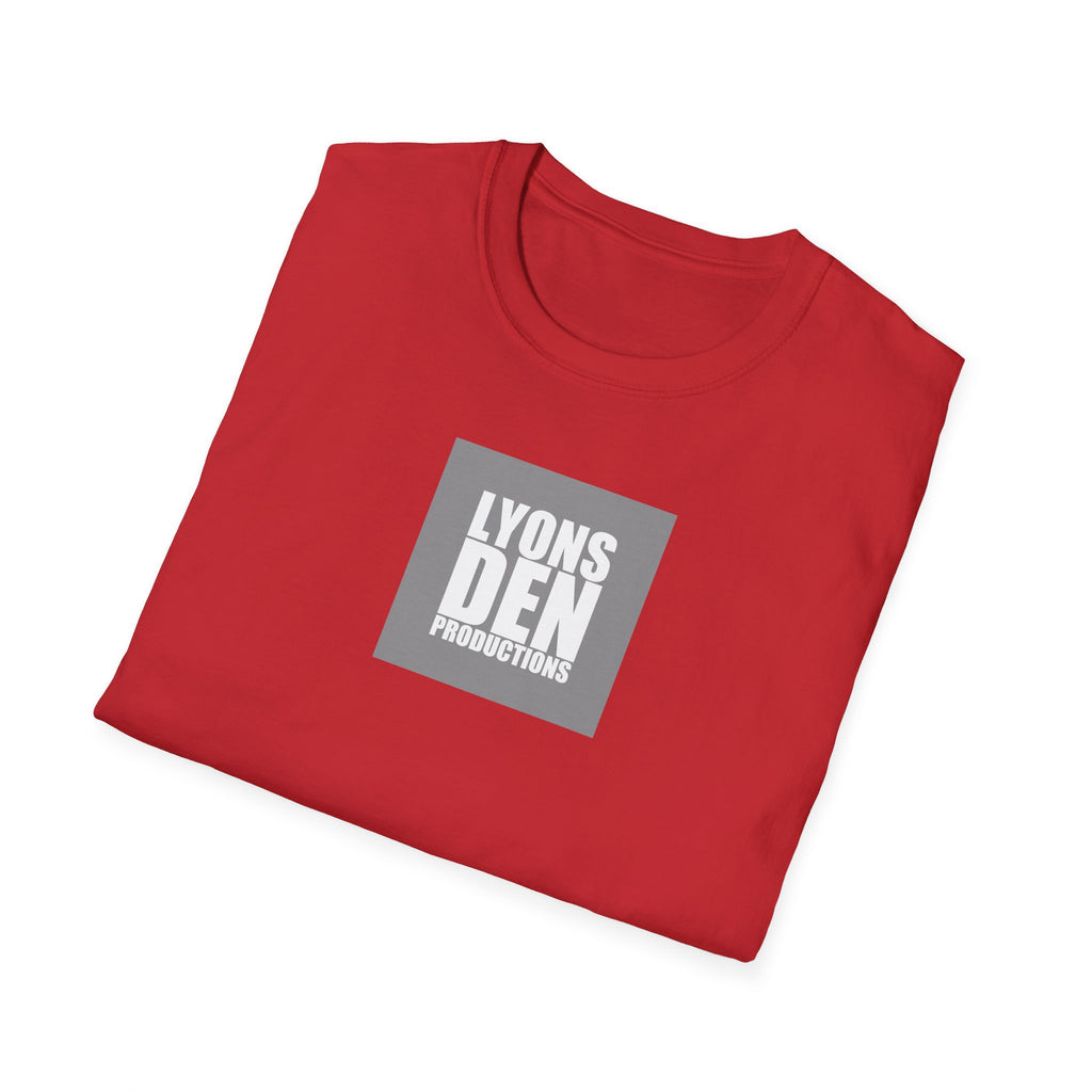 Lyons Den Productions "Gray" Logo Men's Fitted Short Sleeve Tee