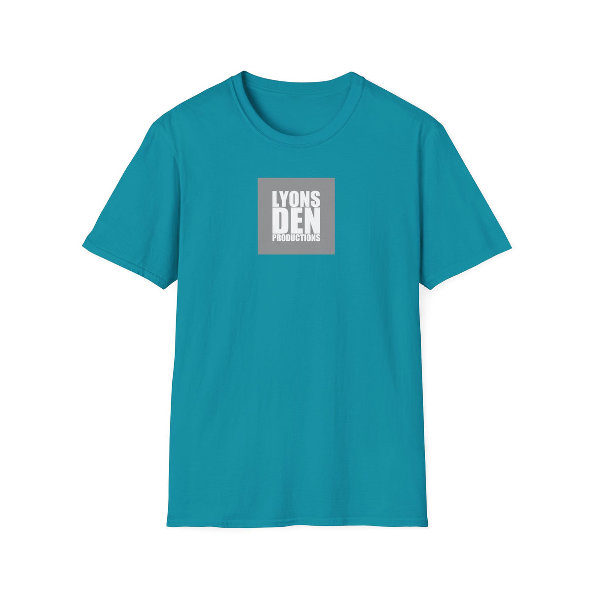 Lyons Den Productions "Gray" Logo Men's Fitted Short Sleeve Tee
