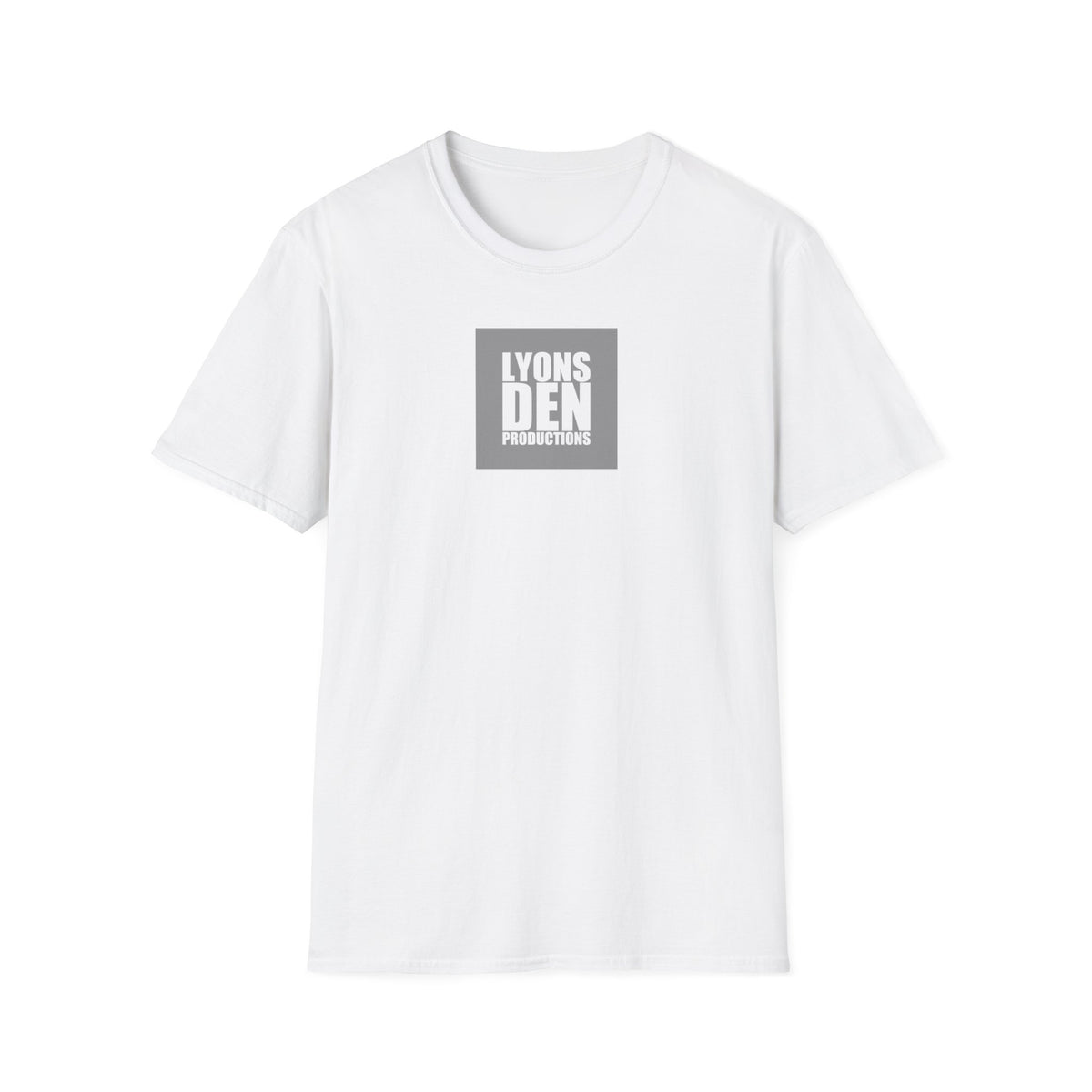 Lyons Den Productions "Gray" Logo Men's Fitted Short Sleeve Tee