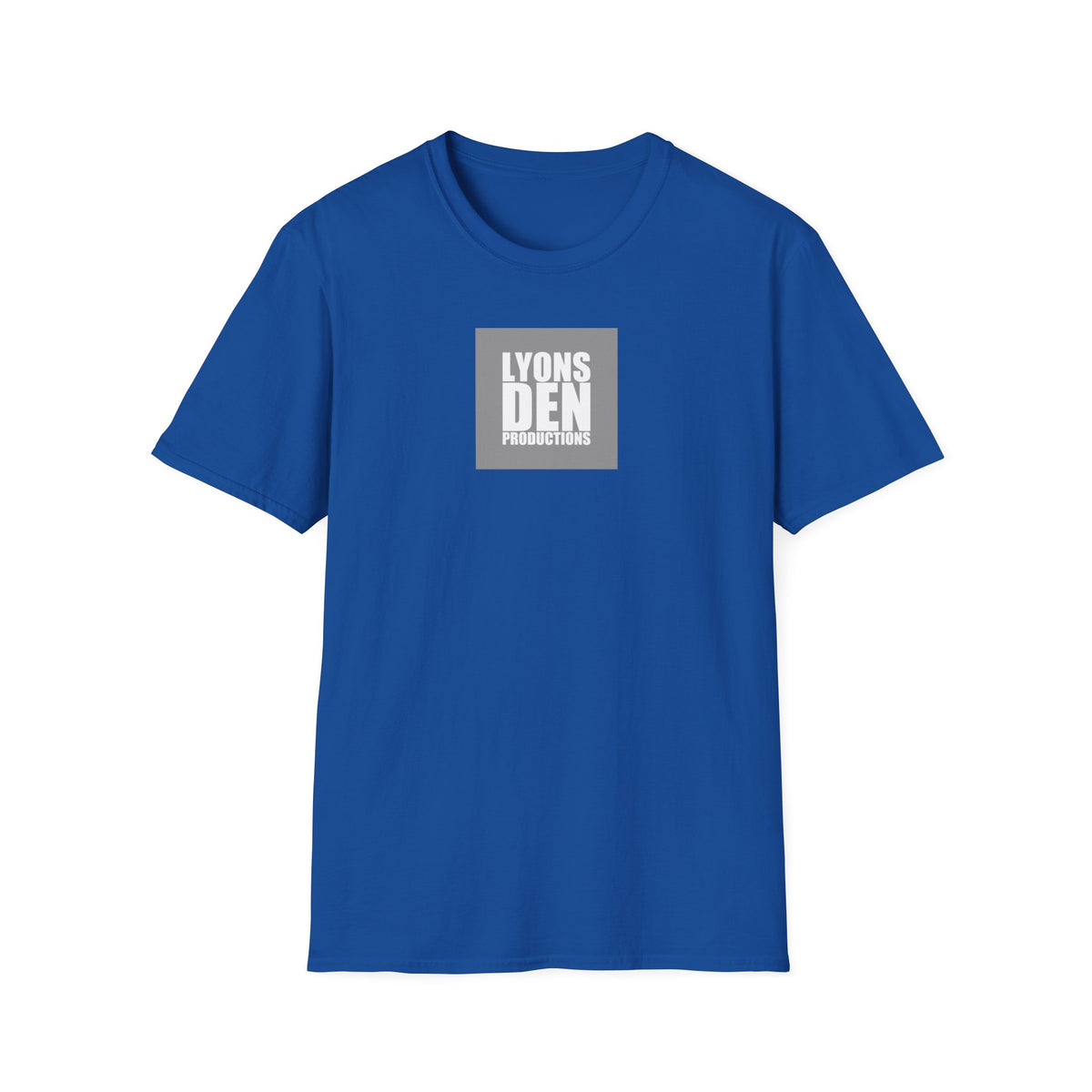 Lyons Den Productions "Gray" Logo Men's Fitted Short Sleeve Tee