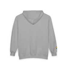 Load image into Gallery viewer, "The Lever" Zip Hoodie with Embroidered Chest &amp; Sleeve Design
