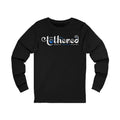 Tethered 2025 Unisex Long Sleeve Tee — Elegant Swirl Logo Shirt