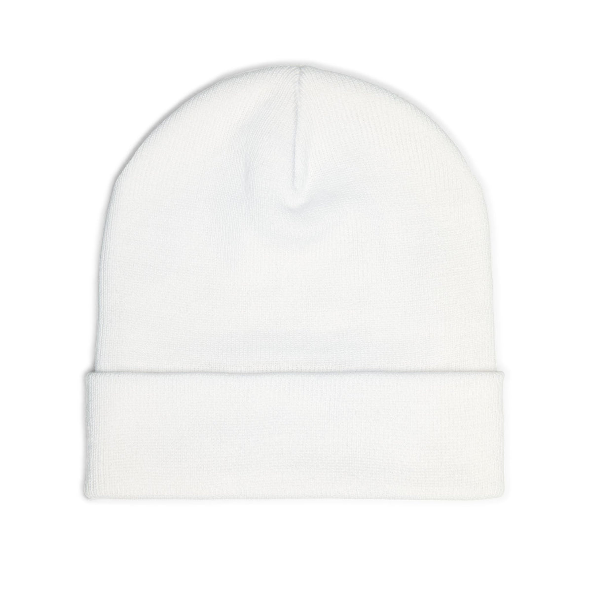 Embroidered Tethered 2025 Knit Beanie — Cozy Winter Hat with Script Embroidery