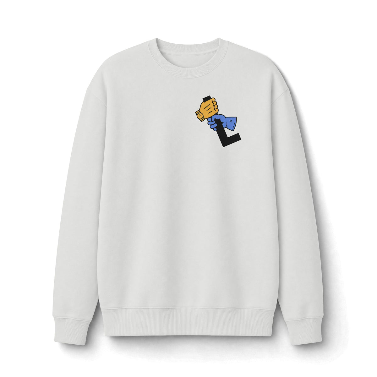 "The Lever" 2-Sided Print Logo Crewneck Sweatshirt
