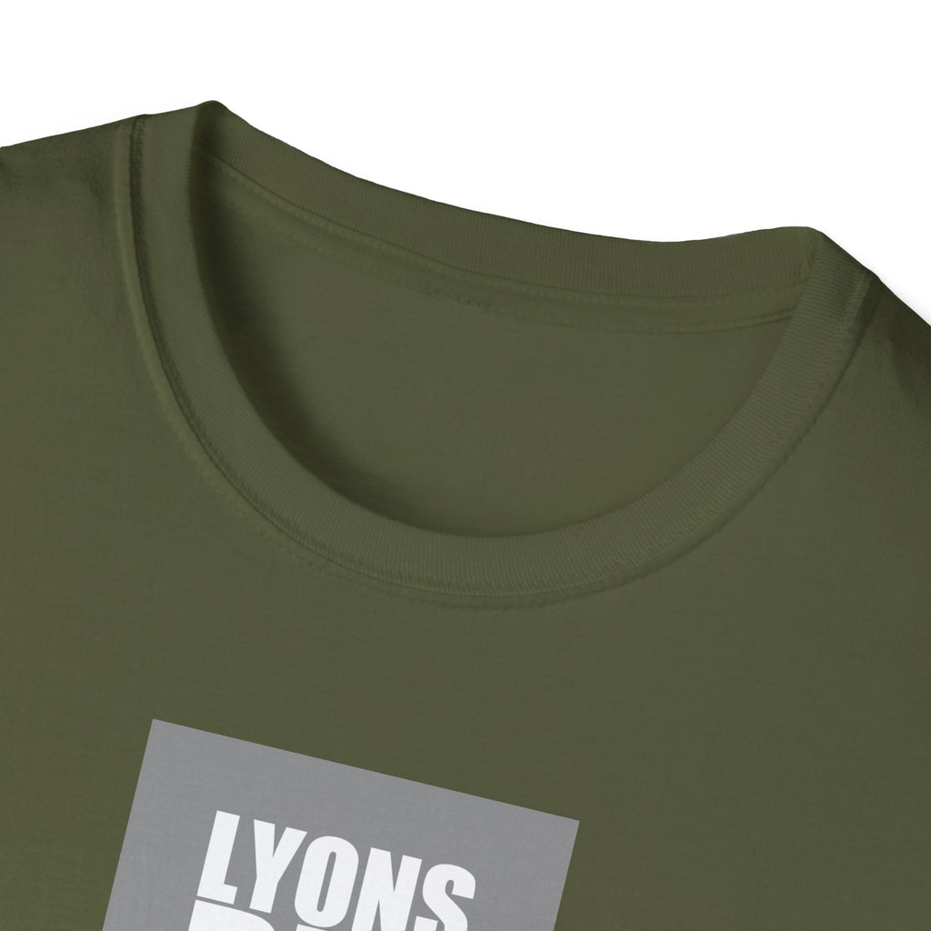 Lyons Den Productions "Gray" Logo Men's Fitted Short Sleeve Tee