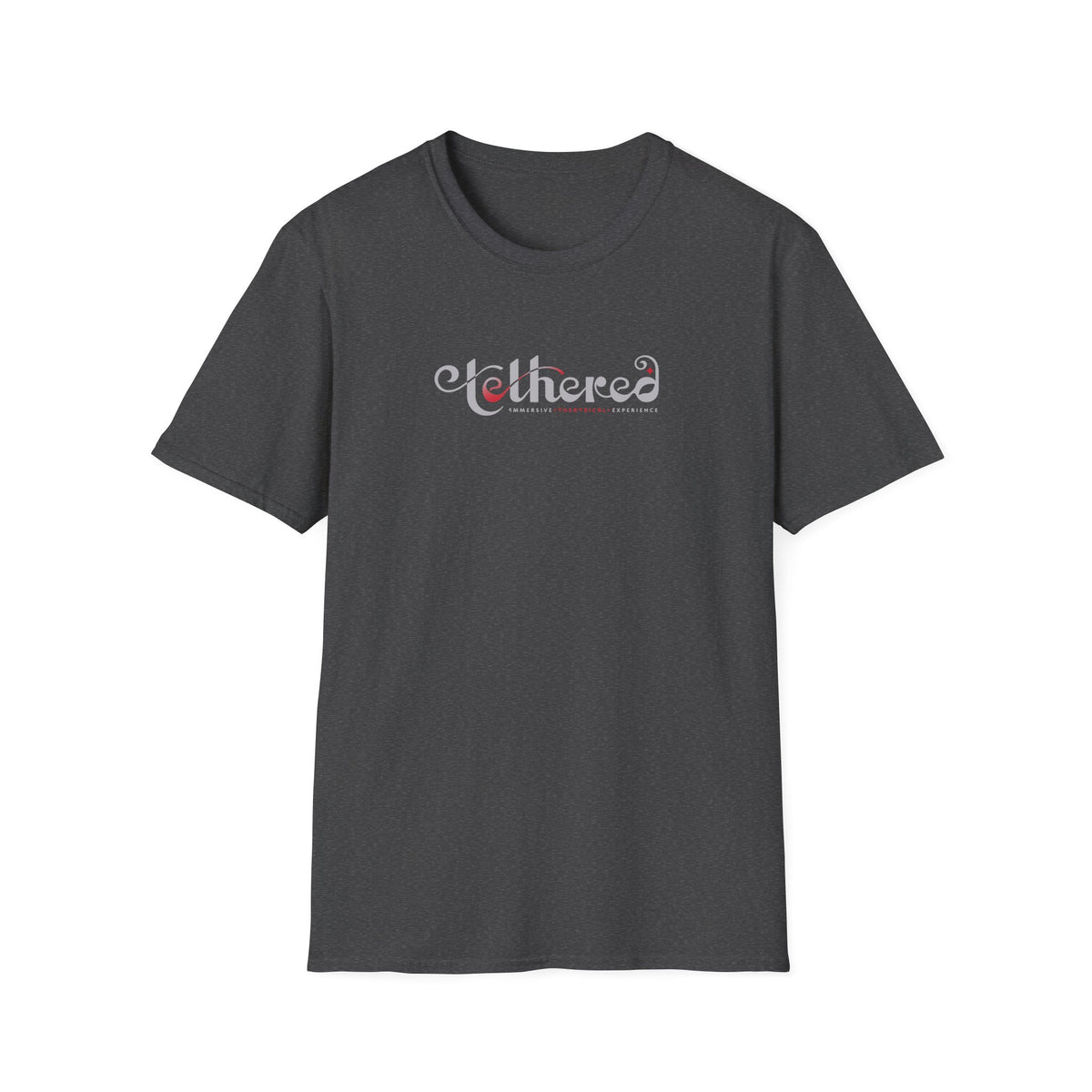 Tethered "White" Logo Unisex Softstyle T-Shirt