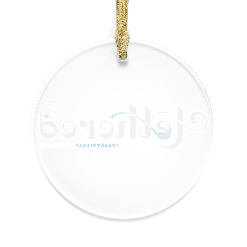 Tethered 2025 Acrylic Ornament – Minimal Holiday Tree Decor