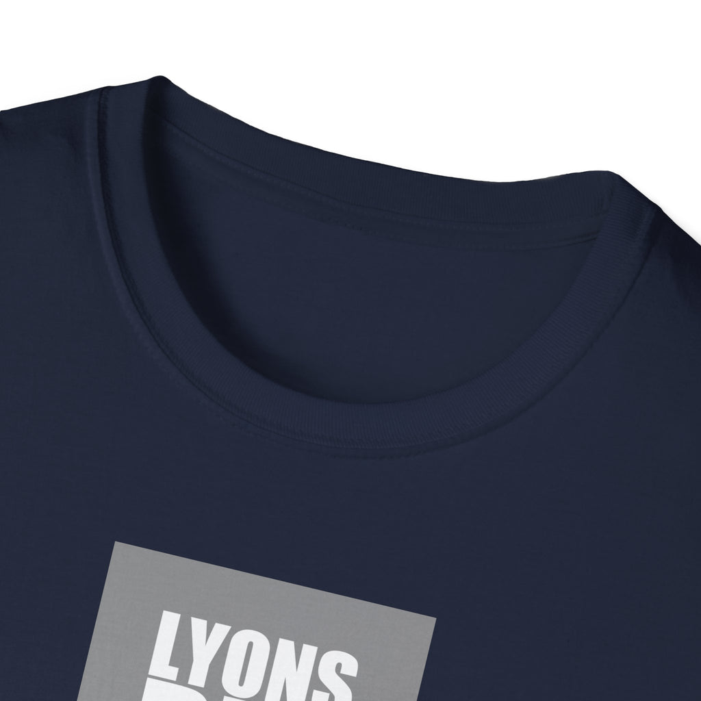 Lyons Den Productions "Gray" Logo Men's Fitted Short Sleeve Tee