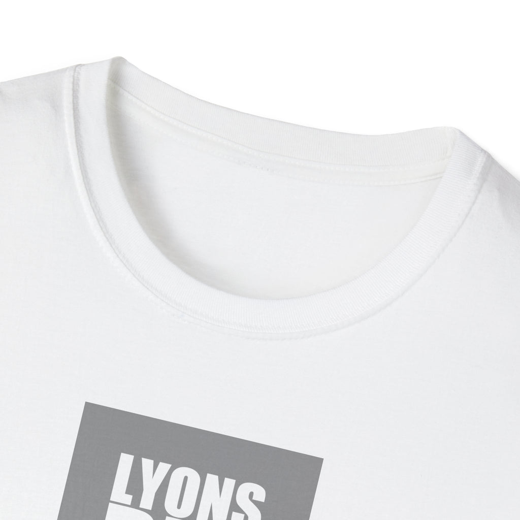 Lyons Den Productions "Gray" Logo Men's Fitted Short Sleeve Tee
