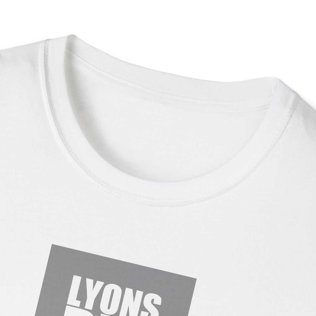 Lyons Den Productions "Gray" Logo Men's Fitted Short Sleeve Tee